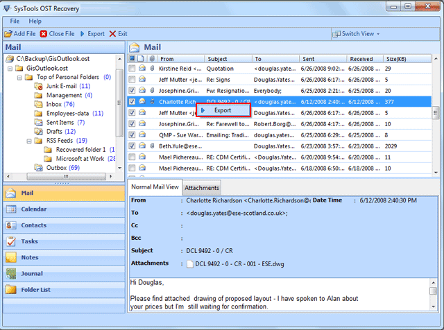 Open OST File Extension 4.4